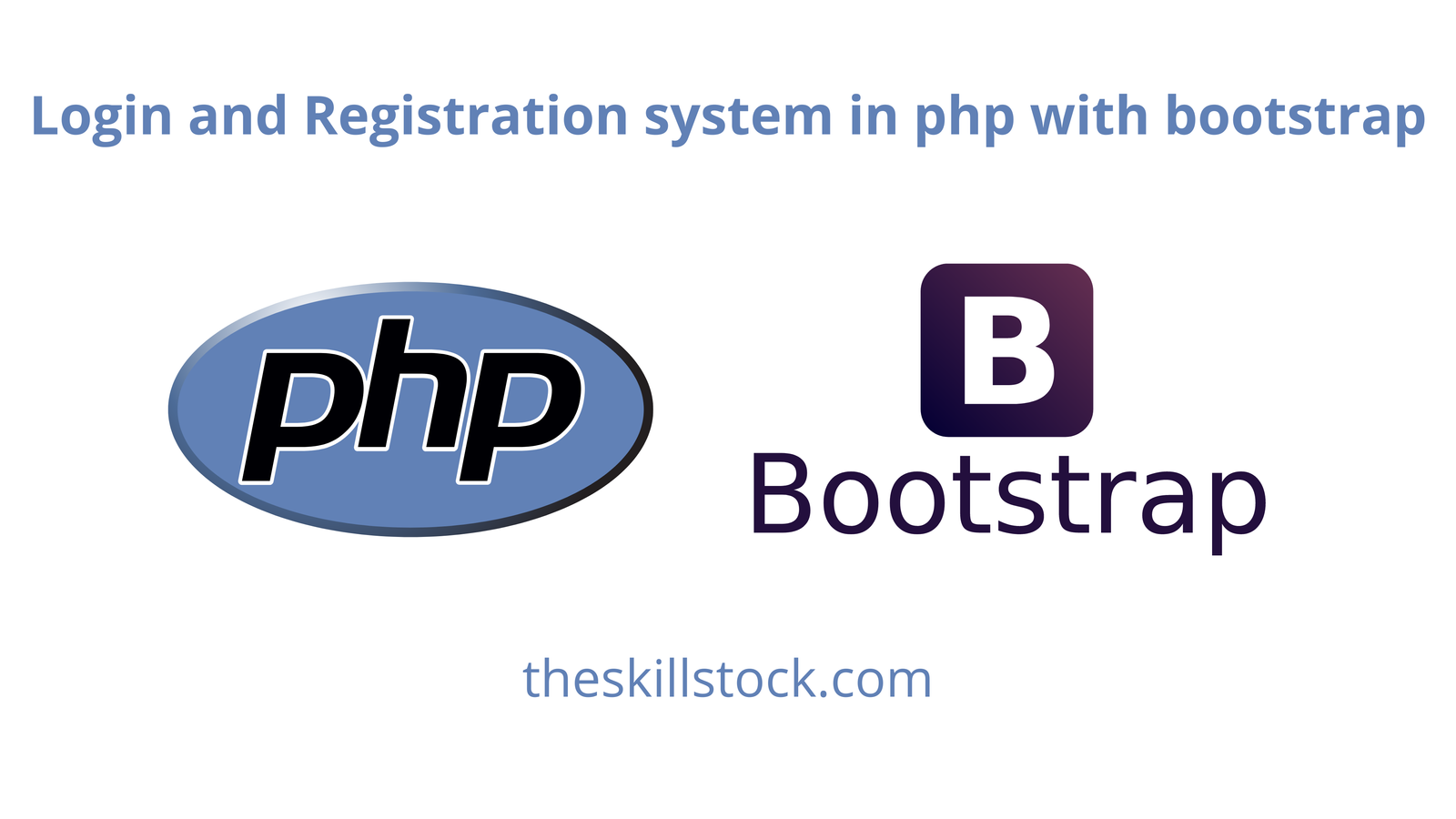 Login and Registration system in php